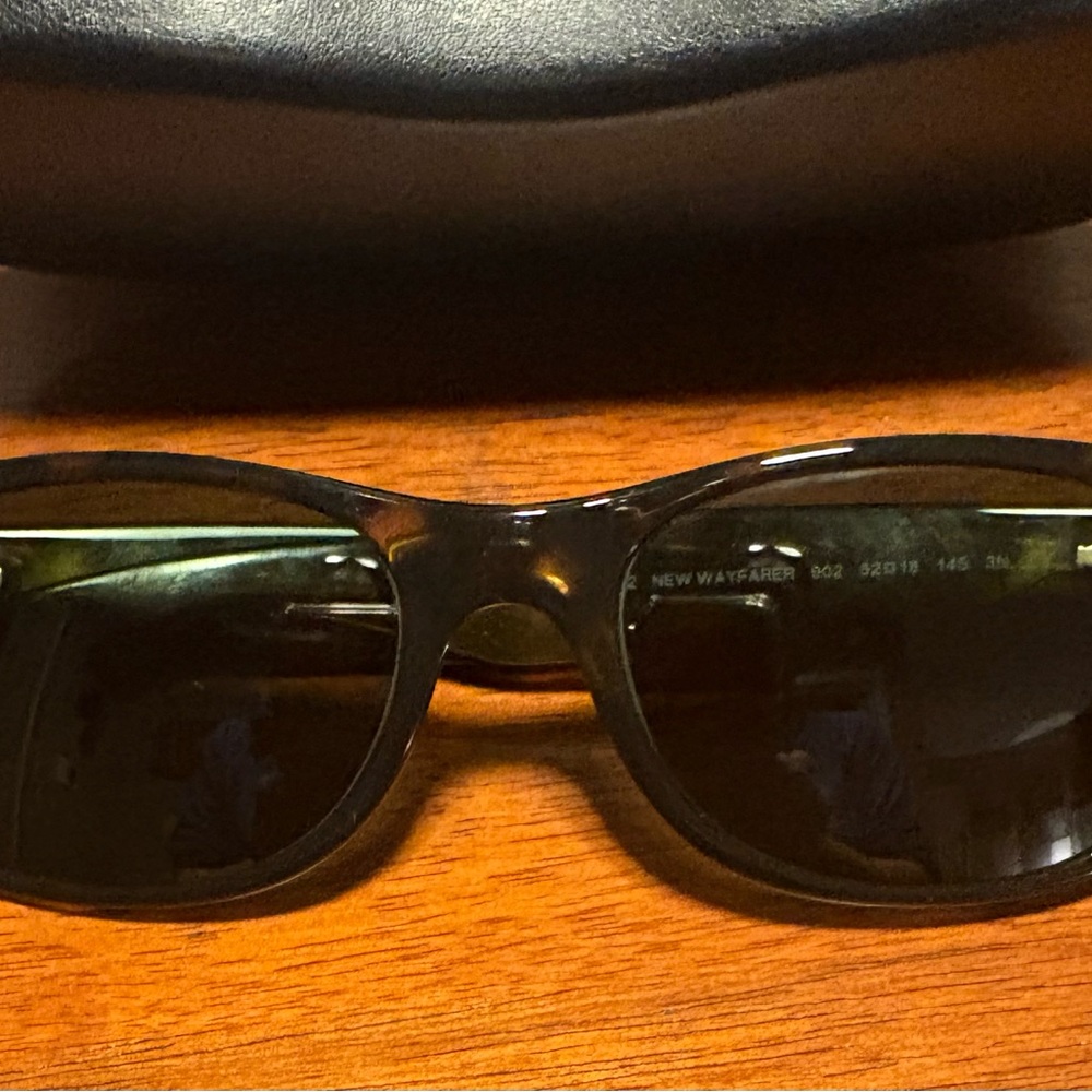 Ray-Ban Black Gloss New Wayfarer Sunglasses